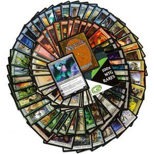 101x Magic The Gathering Rares Collection Assorted Gold Symbol Cards